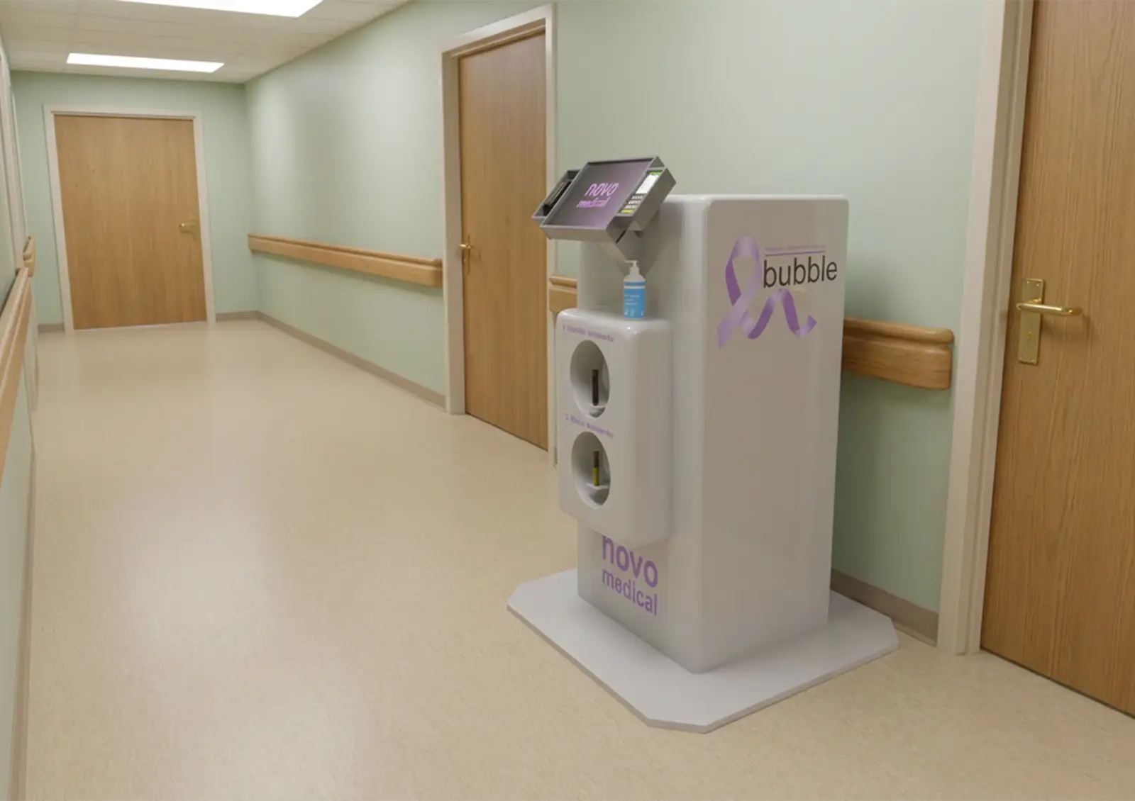 BUBBLE kiosk v zdravotníckom prostredí